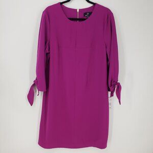 Ronni Nicole Magenta Shift Dress